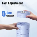 MERACH Adjustable Dumbbell Set of 2, 4 in 1 Hand Weights for Women at Home, Free Weights Dumbbells Each 2.2lb 4.4lb 6.6lb 8.8lb - Image 2