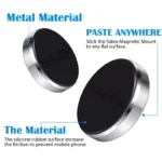 Magnetic Car Phone Holder Universal Car Phone Stand for iPhone Xiaomi Huawei Samsung Dashboard Wall Mounted Car Magnet Sticker - Image 3