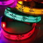 LED Dog Collar Light Night Safety Nylon Pet Dog Collar Glowing Luminous Collar Perro Luz Bright Dog Collar Electronic Pets Items - Image 5