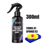 Auto Plastic Restorer Back To Black Gloss Car Cleaning Products Autos Polish And Repair Coating Renovator For Cars Detailing - Image 10