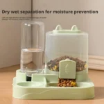Automatic Cat Feeder And Waterer All-in-One Pet Food Water Dispenser Large Capacity Food Storage Dispenser Pet Supplies - Image 2