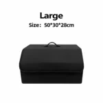 Storage Box PU Leather Multipurpose Collapsible Car Trunk Storage Organizer Car Trunk Organizer Stowing Tidying Auto Accessories - Image 8
