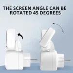 Digital Power Meter Wattmeter 3680W Electric Energy Meter LCD Screen Power Metering Socket Intelligent Power Consumption Tester - Image 2