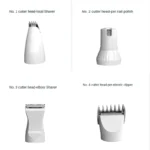 4-In-1 Pet Grooming And Care Set 4Different Blades Pet Hair Shaver Low Noise Pet Clippers Rechargeable Cordless Safe Dog Trimmer - Image 3