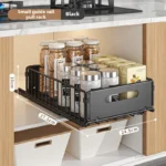 Kitchen Storage Rack Home Seasoning Sorting Rack Bathroom Deep Cabinet Storage Cabinet Internal Basket Pull-out Storage Box - Image 7