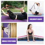 Multi-Section Elastic Yoga Resistance Bands Adult Child Dance Training Gym Home Pilates Exercise Pull Strap Belt Fitness Sport - Image 2