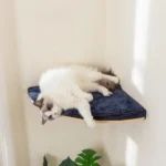 Wall Mounted Cat Tree Wooden Shelves Scratching Posts Climbing Cat tower Hammock With Solid Floating Perches Steps and Ladder - Image 3