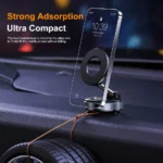 New foldable vacuum adsorption magnetic car phone holder 2025 suction cup dedicated navigation phone holder - Image 3