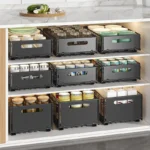 Kitchen Storage Rack Home Seasoning Sorting Rack Bathroom Deep Cabinet Storage Cabinet Internal Basket Pull-out Storage Box - Image 3