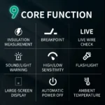 MASTFUYI FY18S Non-Contact Voltage Detector Electrical Pen AC Voltage Tester Smart Breakpoint Finder Circuit Inspection Tool - Image 6