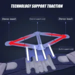 Waist Lumbar Lower Back Support Belt for Sciatica, Herniated Disc, Scoliosis Back Pain Relief, with Dual Adjustable Straps - Image 4