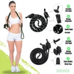 Flow Exercise Rope For Fitness Flow Double Braid Workout Rope Adjustable Length Jump Ropes For Men And Women Home Gym Workout - Image 3