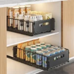 Kitchen Storage Rack Home Seasoning Sorting Rack Bathroom Deep Cabinet Storage Cabinet Internal Basket Pull-out Storage Box - Image 4