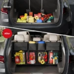 Car Trunk Hanging Storage Bag Back Seat Universal Large Capacity Oxford Waterproof Multi-pocket Car Trunk Storage Bag Organizer - Image 3