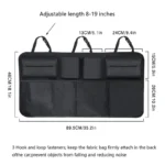 Car Trunk Hanging Storage Bag Back Seat Universal Large Capacity Oxford Waterproof Multi-pocket Car Trunk Storage Bag Organizer - Image 2