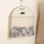 Nylon Multi-layer Mesh Hanging Storage Bag for Bedroom - Wall-mounted Closet Organizer for Socks and Underwear - Space Saver - Image 8