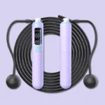 New Rechargeable USB Electronic Technology Jump Rope Wire Rope Adjustable Jump Rope Trainer Digital Wireless Calorie Counter - Image 7