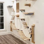 Cat Wall Climbing Shelves Hammock Scratching Post Scratcher Bed Hiding House DIY Cats Tree Tower Gym Pet Furniture Accessories - Image 5