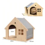 Cat Wall Climbing Shelves Hammock Scratching Post Scratcher Bed Hiding House DIY Cats Tree Tower Gym Pet Furniture Accessories - Image 14