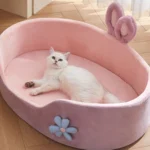 Detachable Pet Bed  Pet Bed Detachable Washable Dog Sleeping Bed Soft Comfortable Warm Cat Bed for Four Seasons Soft Pet Bed - Image 4