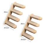Cat Wall Climbing Shelves Hammock Scratching Post Scratcher Bed Hiding House DIY Cats Tree Tower Gym Pet Furniture Accessories - Image 20