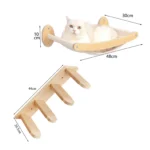 Cat Wall Climbing Shelves Hammock Scratching Post Scratcher Bed Hiding House DIY Cats Tree Tower Gym Pet Furniture Accessories - Image 9