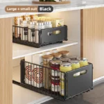 Kitchen Storage Rack Home Seasoning Sorting Rack Bathroom Deep Cabinet Storage Cabinet Internal Basket Pull-out Storage Box - Image 10