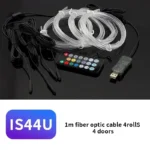 Car Environment Wire LED USB Flexible Neon Interior Lights Assembly RGB For Automotive Decoration Lighting 3M Hidden APP - Image 18