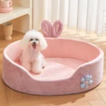 Detachable Pet Bed  Pet Bed Detachable Washable Dog Sleeping Bed Soft Comfortable Warm Cat Bed for Four Seasons Soft Pet Bed - Image 3