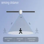 PIR Sensor Switch Motion Light 110-220V, Smart Auto On/Off Infrared Detection with Adjustable Time Delay for Corridor - Image 4