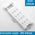 Adjustable Closet Organizer Storage Shelf Wall Mounted Kitchen Rack Space Saving Wardrobe Decorative Shelves Cabinet Holder - Image 14