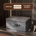 1PC Clothes storage box with zipper Large Capacity Folding Clothes Quilts Organizer Bag Wardrobe Organizer Underwear Storage Box - Image 11