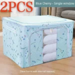 Oxford Cloth Storage Box Clothes Closet Organizer Bed Quilt Sheet Blanket Pillow Rack Container Foldable Storage Case - Image 8
