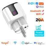 WiFi 20A Socket With Power Monitoring Tuya Smart EU Plug Timer Child Lock Outlet Google Home Alice SmartThings Alexa - Image 11