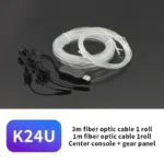 Car Environment Wire LED USB Flexible Neon Interior Lights Assembly RGB For Automotive Decoration Lighting 3M Hidden APP - Image 9