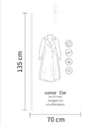 Hanging Vacuum Space Saver Bags Closet Organizer Storage Bags, Vacuum Seal Clear Bags for Clothes, Suits, Dress Or Jacke - Image 9