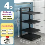 Adjustable Pot Rack Organizer, Kitchen Stainless Steel Pot Storage Rack ,Multi-Layer Household Pot and Pan Organzier for Kitchen - Image 8