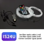 Car Environment Wire LED USB Flexible Neon Interior Lights Assembly RGB For Automotive Decoration Lighting 3M Hidden APP - Image 13