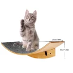 Cat Wall Steps Wooden Cat Climbing Shelf for Wall Cats Wall Stairs with Scratching Mat Wall Mounted Cats Furniture for Jumping - Image 9