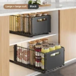 Kitchen Storage Rack Home Seasoning Sorting Rack Bathroom Deep Cabinet Storage Cabinet Internal Basket Pull-out Storage Box - Image 11