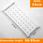 Adjustable Closet Organizer Storage Shelf Wall Mounted Kitchen Rack Space Saving Wardrobe Decorative Shelves Cabinet Holder - Image 11