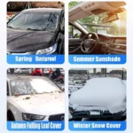 Enlarge Car Snow Cover Winter Windshield Snow Shield Windproof Waterproof Car Window Ice Cover Universal for Suv Sedan - Image 4
