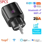 WiFi 20A Socket With Power Monitoring Tuya Smart EU Plug Timer Child Lock Outlet Google Home Alice SmartThings Alexa - Image 17