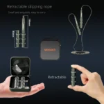 Telescopic Jump Rope Gym Crossfit Professional Sport Boxing For Adults Kids Freestyle High Quality Fat Burning Rope Sturdier Mat - Image 3