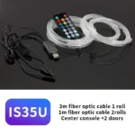 Car Environment Wire LED USB Flexible Neon Interior Lights Assembly RGB For Automotive Decoration Lighting 3M Hidden APP - Image 17