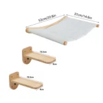 Cat Wall Climbing Shelves Hammock Scratching Post Scratcher Bed Hiding House DIY Cats Tree Tower Gym Pet Furniture Accessories - Image 16