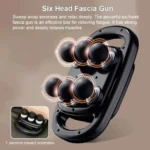 6 Head Massage Gun for Muscle Relief Deep Tissue Percussion for Neck Cervical Spine  Full Body - Image 4