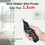 BSIDE New Professional Smart Test Pencil Non-Contact Voltage Detector Tester Live/Phase Breakpoint NCV Continuity Detector - Image 5