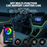 Car Environment Wire LED USB Flexible Neon Interior Lights Assembly RGB For Automotive Decoration Lighting 3M Hidden APP - Image 5