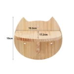 Cat Wall Climbing Shelf Steps Ladder Scratching Post Scratcher Bed Hiding House for Cats Tree Tower Pet Furniture Accessories - Image 8